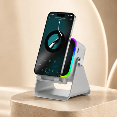 Wireless Bluetooth Speaker with Phone Stand