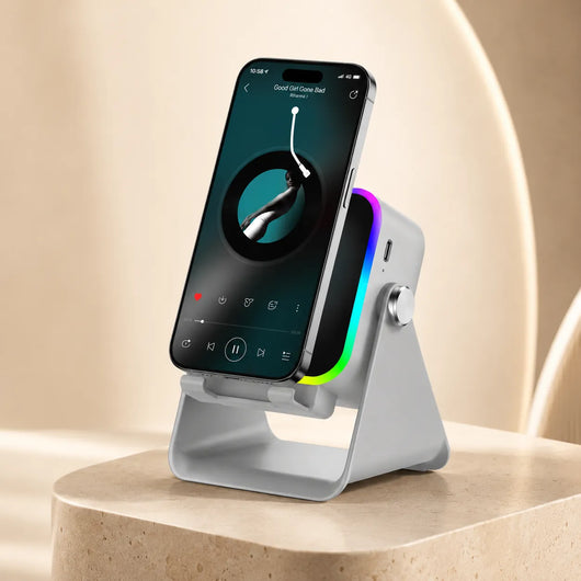 Wireless Bluetooth Speaker with Phone Stand