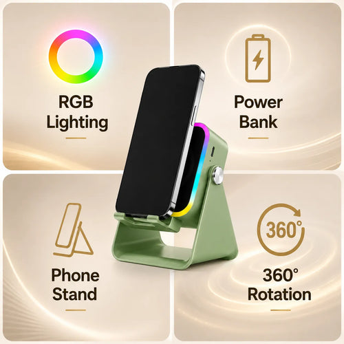 Wireless Bluetooth Speaker with Phone Stand