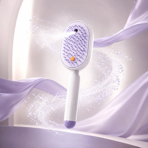 Electric Self-Cleaning Hair Brush