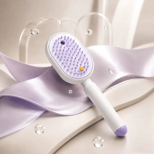 Electric Self-Cleaning Hair Brush